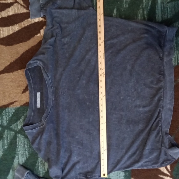 We The Free People Acid Wash Thin Sweatshirt Womens Large Oversize - Picture 6 of 11